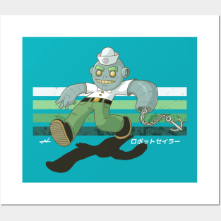 Sailor Robot Posters and Art